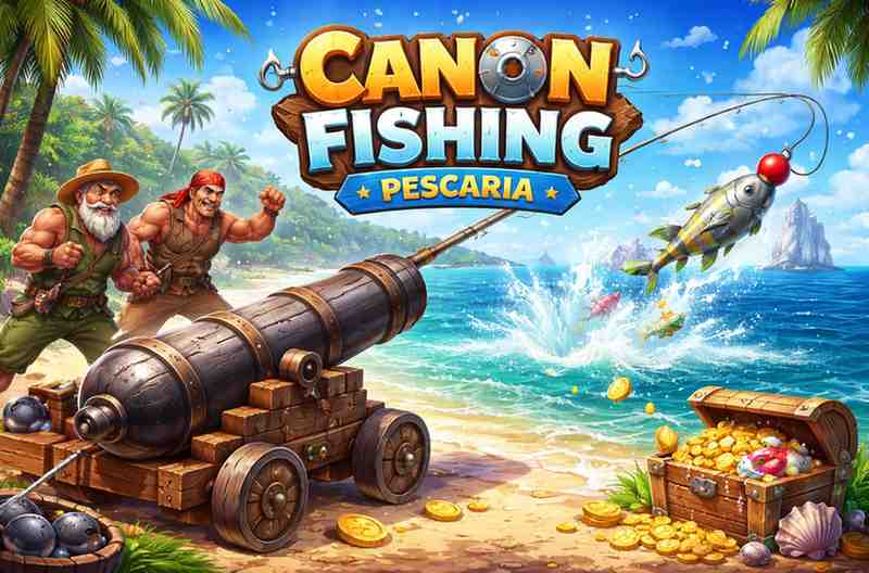 Canon Fishing na 886V plataforma com ação submarina